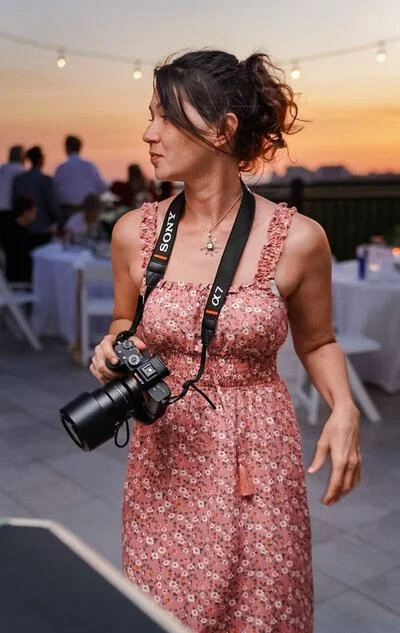 Tina Handrahan, Gulf Coast wedding filmmaker at 8nfinity Photography