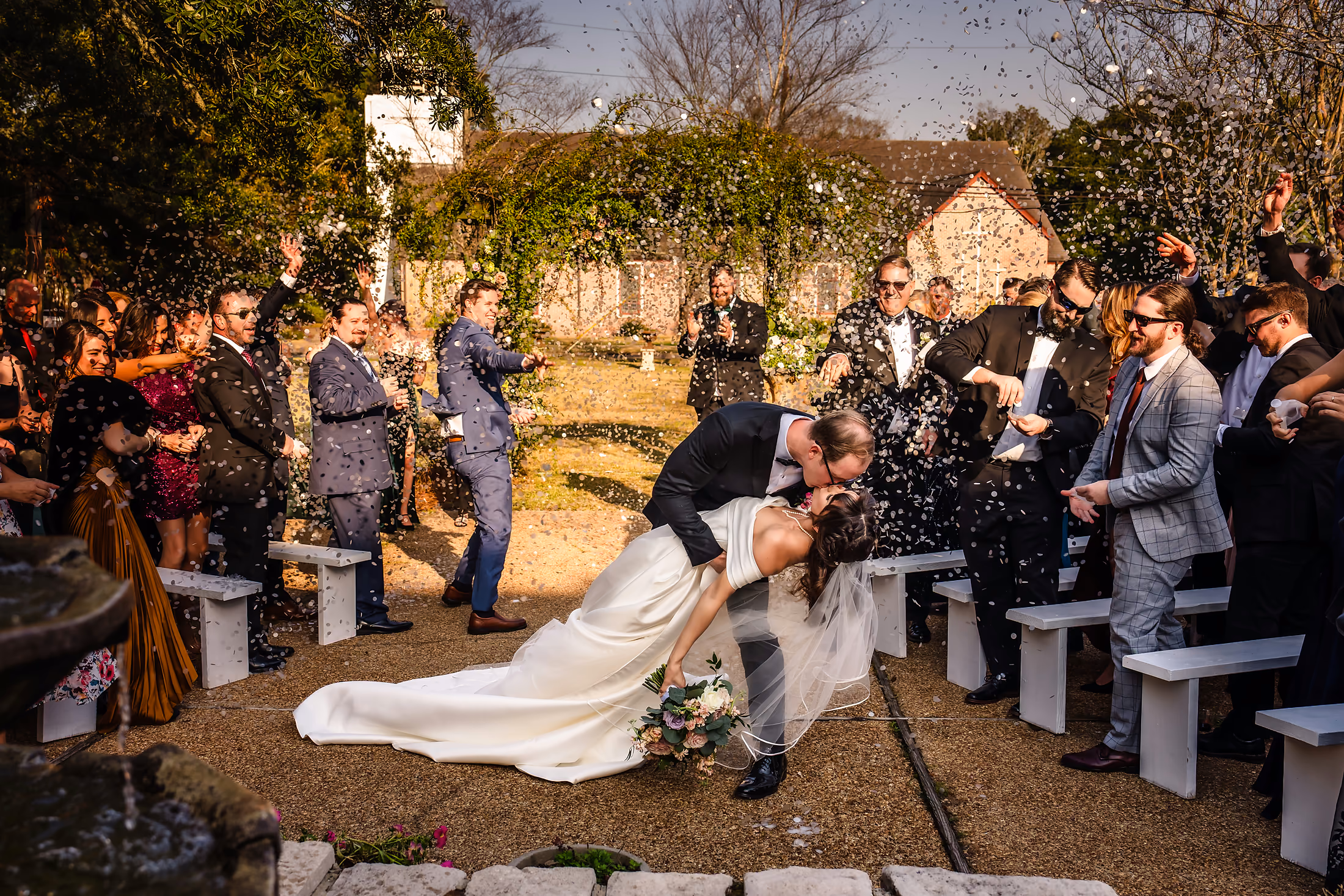 Quiet wedding detail before the ceremony