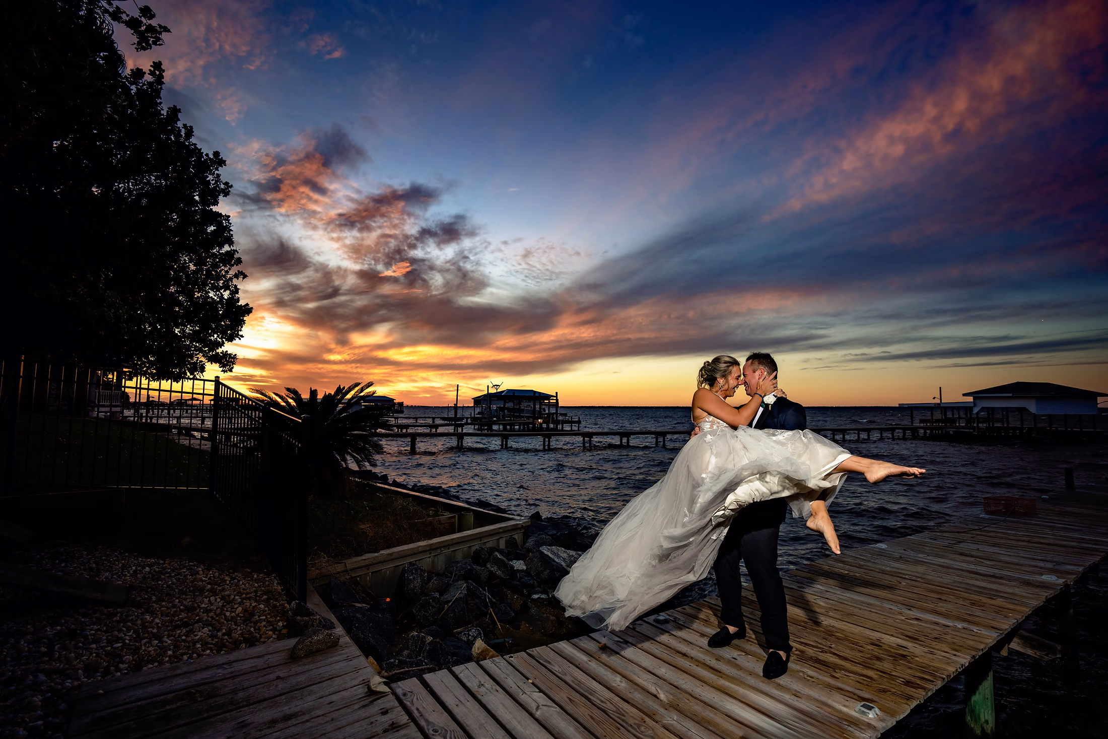 Gulf Coast wedding portfolio romantic wedding portrait by 8nfinity Photography 273