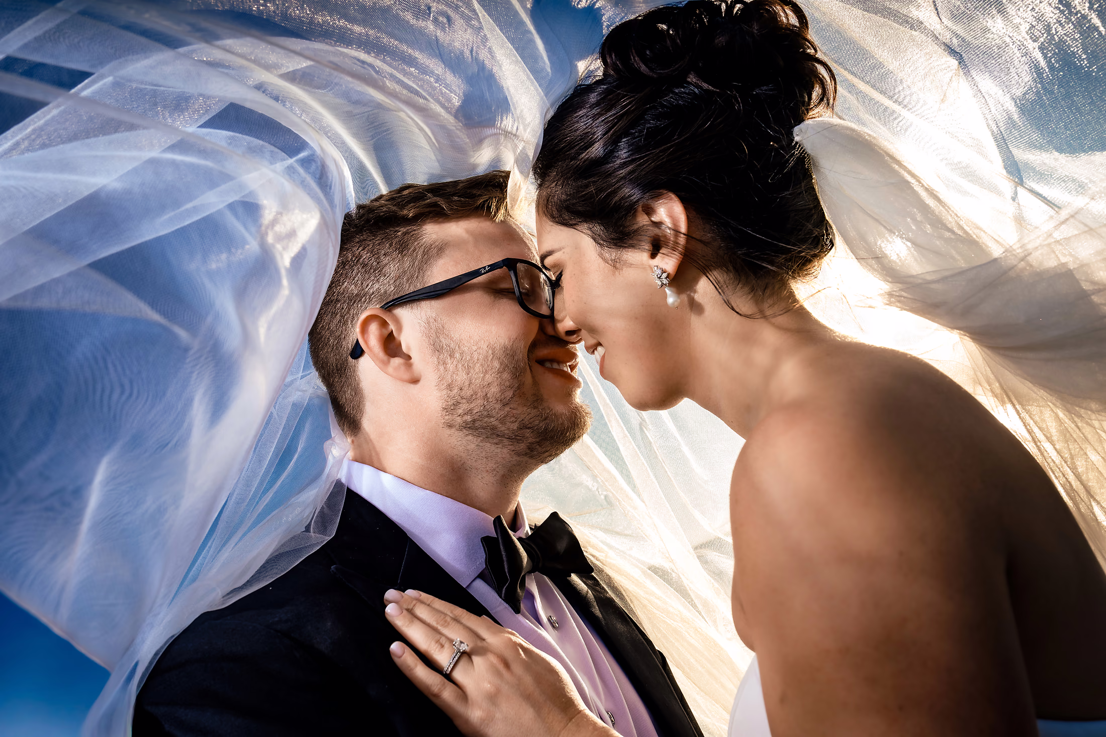 Gulf Coast wedding portfolio beach wedding portrait by 8nfinity Photography 306