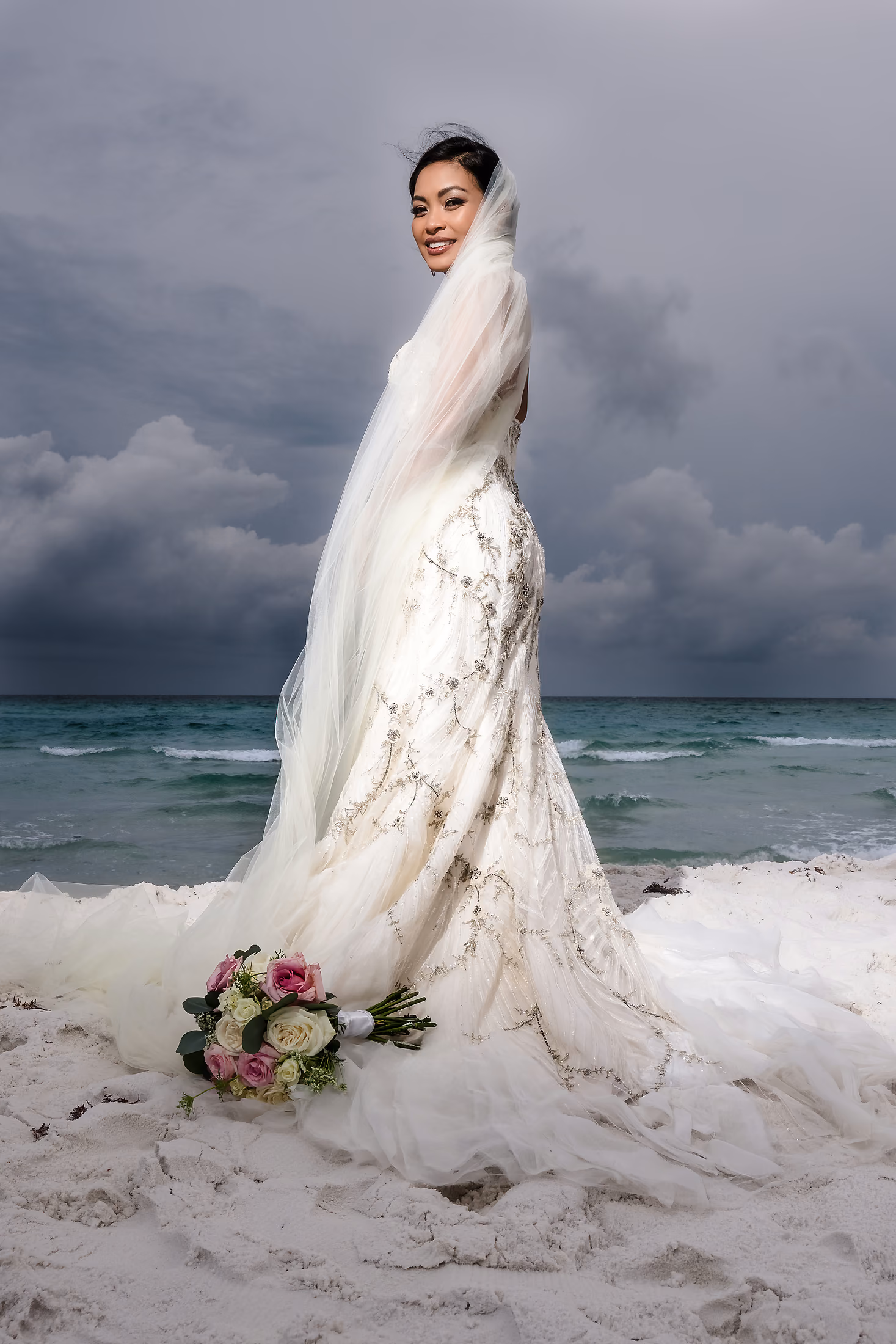 Gulf Coast wedding portfolio wedding celebration image by 8nfinity Photography 334