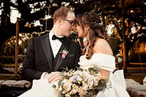 Nathan + Alina wedding photograph at October · The Pillars of Mobile