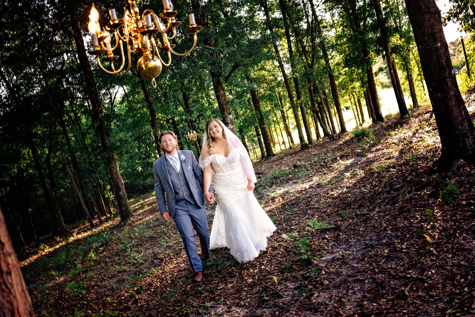 Intimate wedding couple portrait at Hamilton's Pond, artful light and composition by 8nfinity Photography
