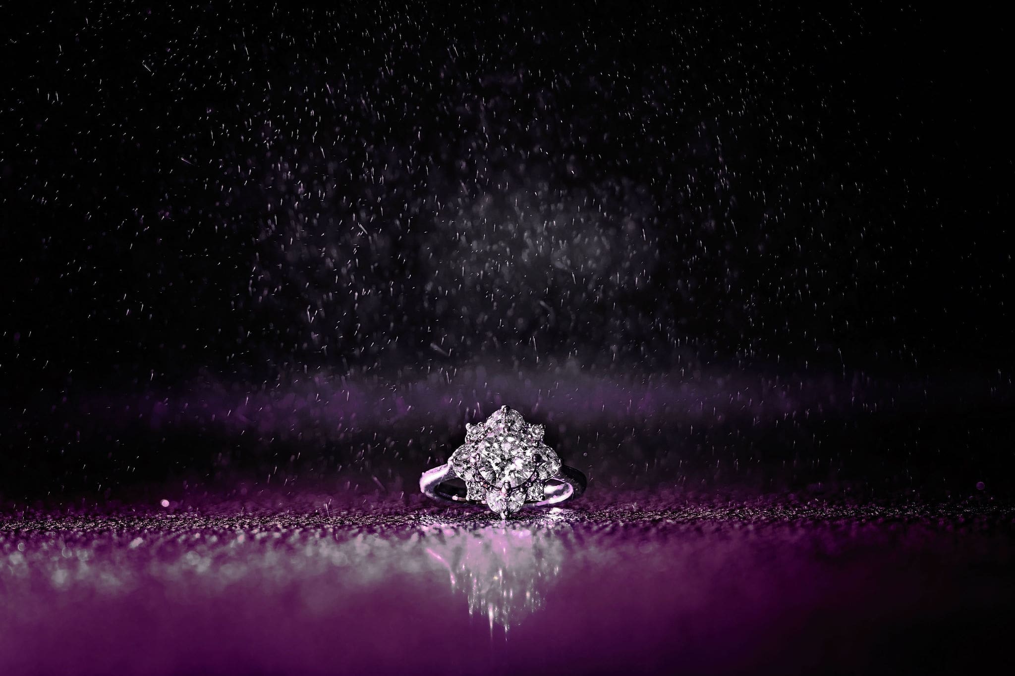 Intimate wedding portrait at outdoor Gulf Coast venue