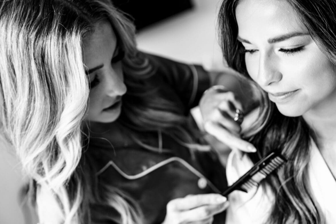 Rainy morning wedding day getting ready photos by Pensacola Wedding Photographer 8nfinity Photography