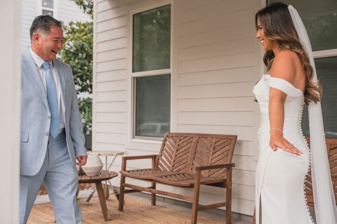 Santa Rosa Beach bonfire reception couple portraits by Pensacola Wedding Photographer