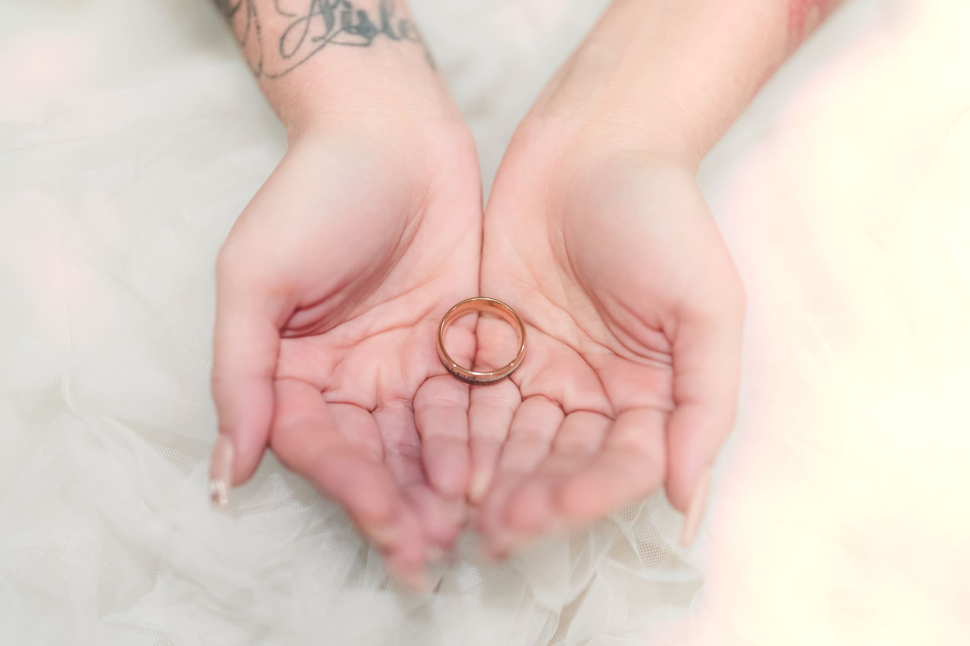 Hollie and TJ couple portrait at their Sowell Farms wedding in Milton Florida