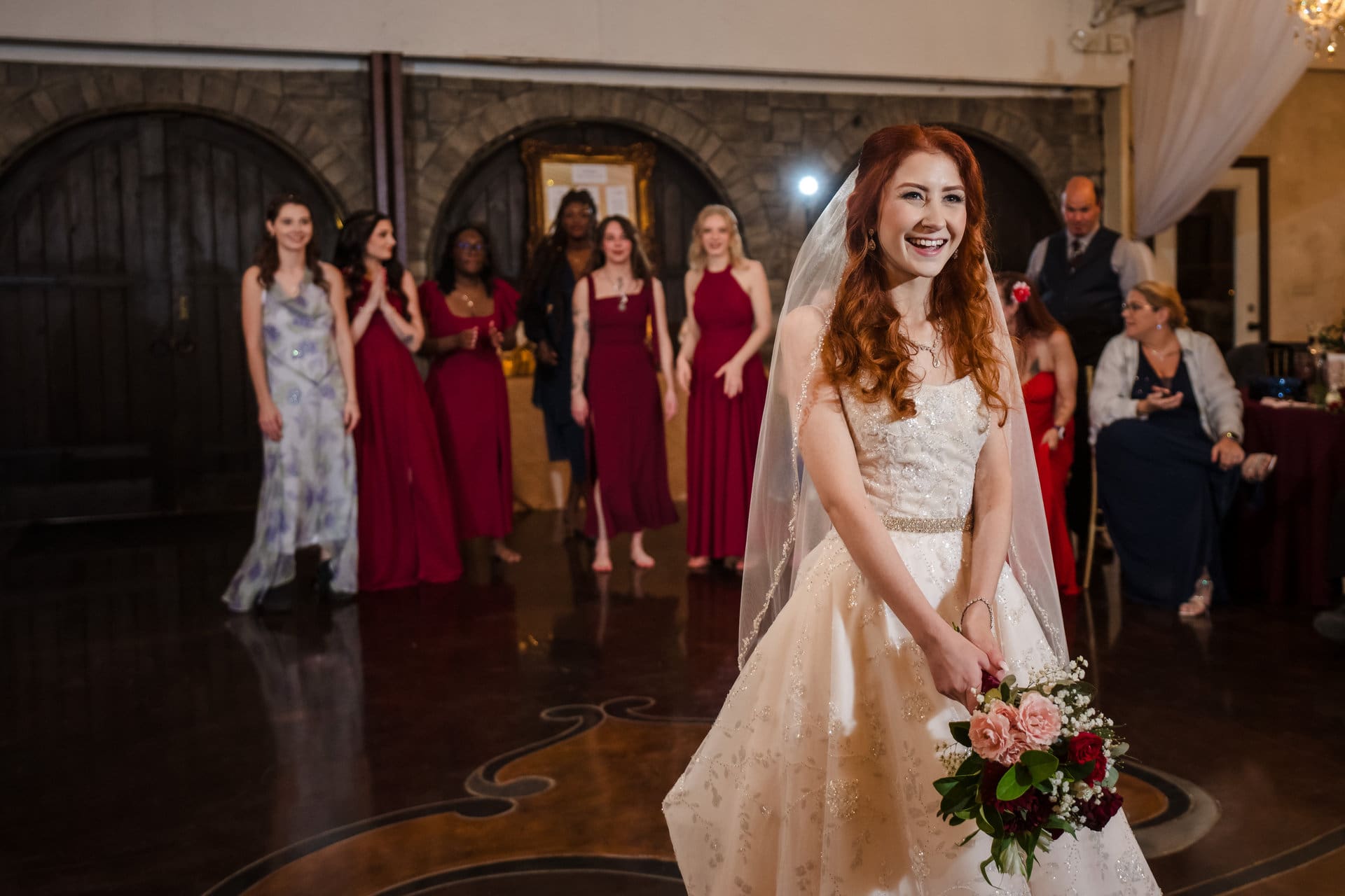 Jewell Jacob fairytale castle wedding portrait Alabama