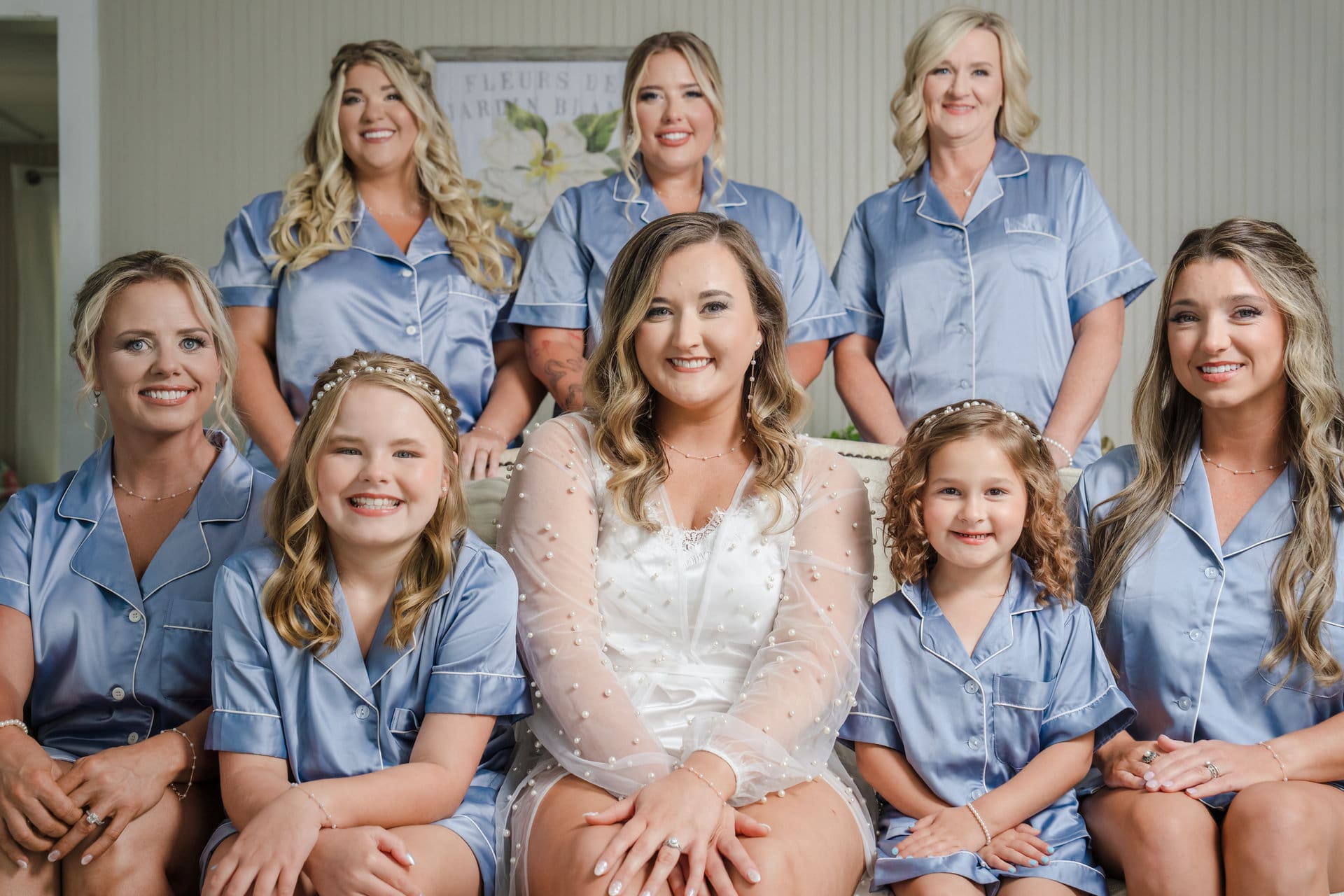 Reception celebration at Kaylee and Jackson's Hamilton's Pond wedding in McDavid Florida